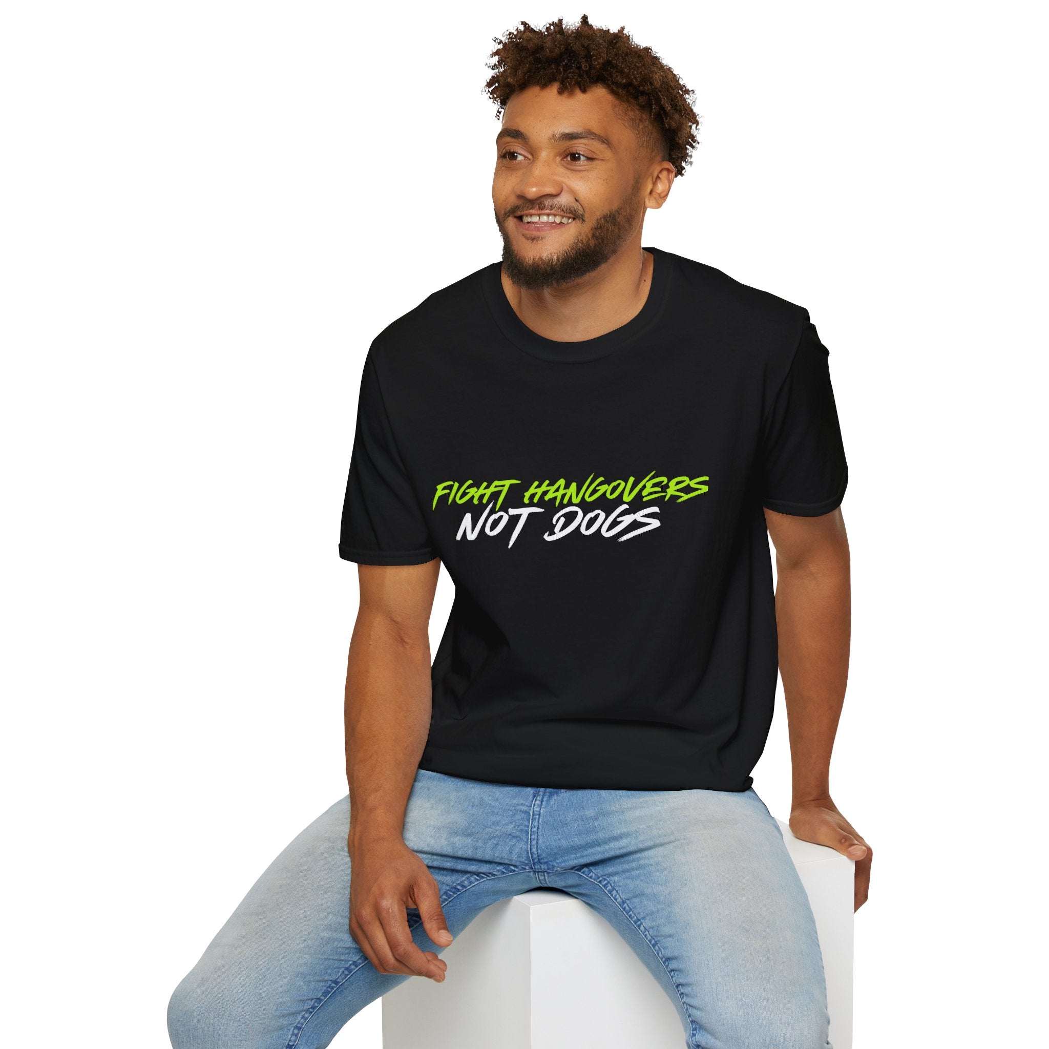 *Fight Hangovers Not Dogs* Soft-Style Tee!