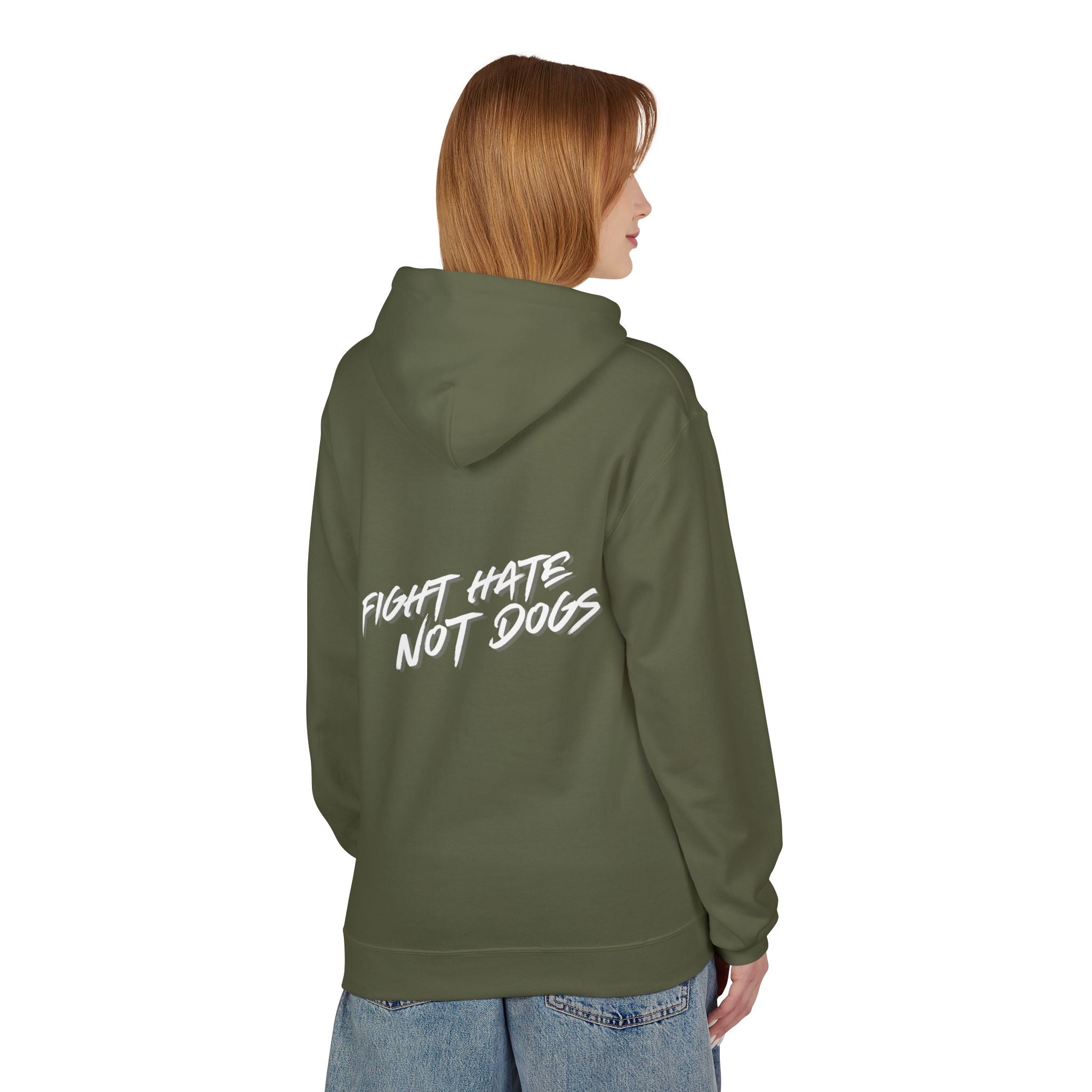 *Fight Hate Not Dogs* Softstyle Hoodie!