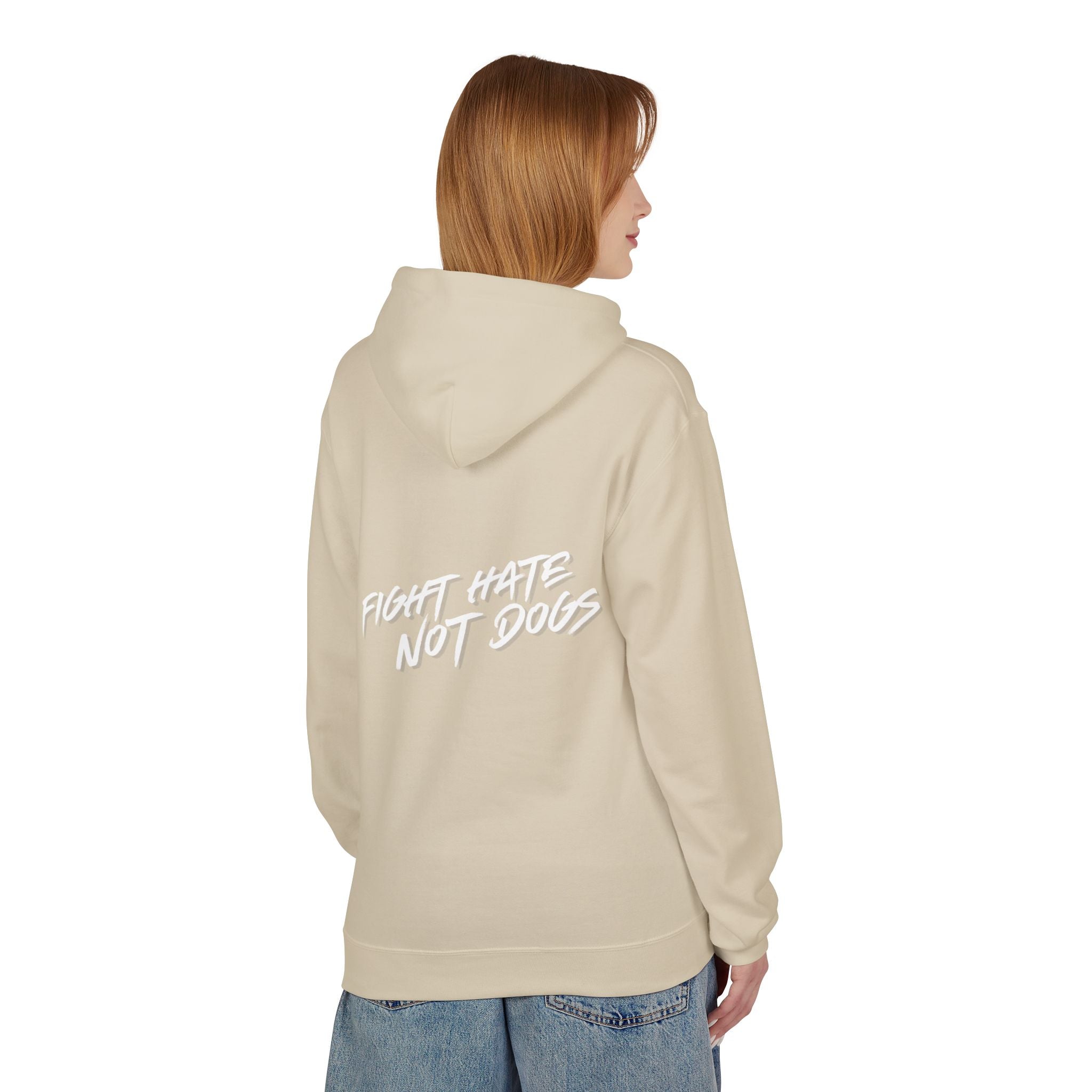 *Fight Hate Not Dogs* Softstyle Hoodie!