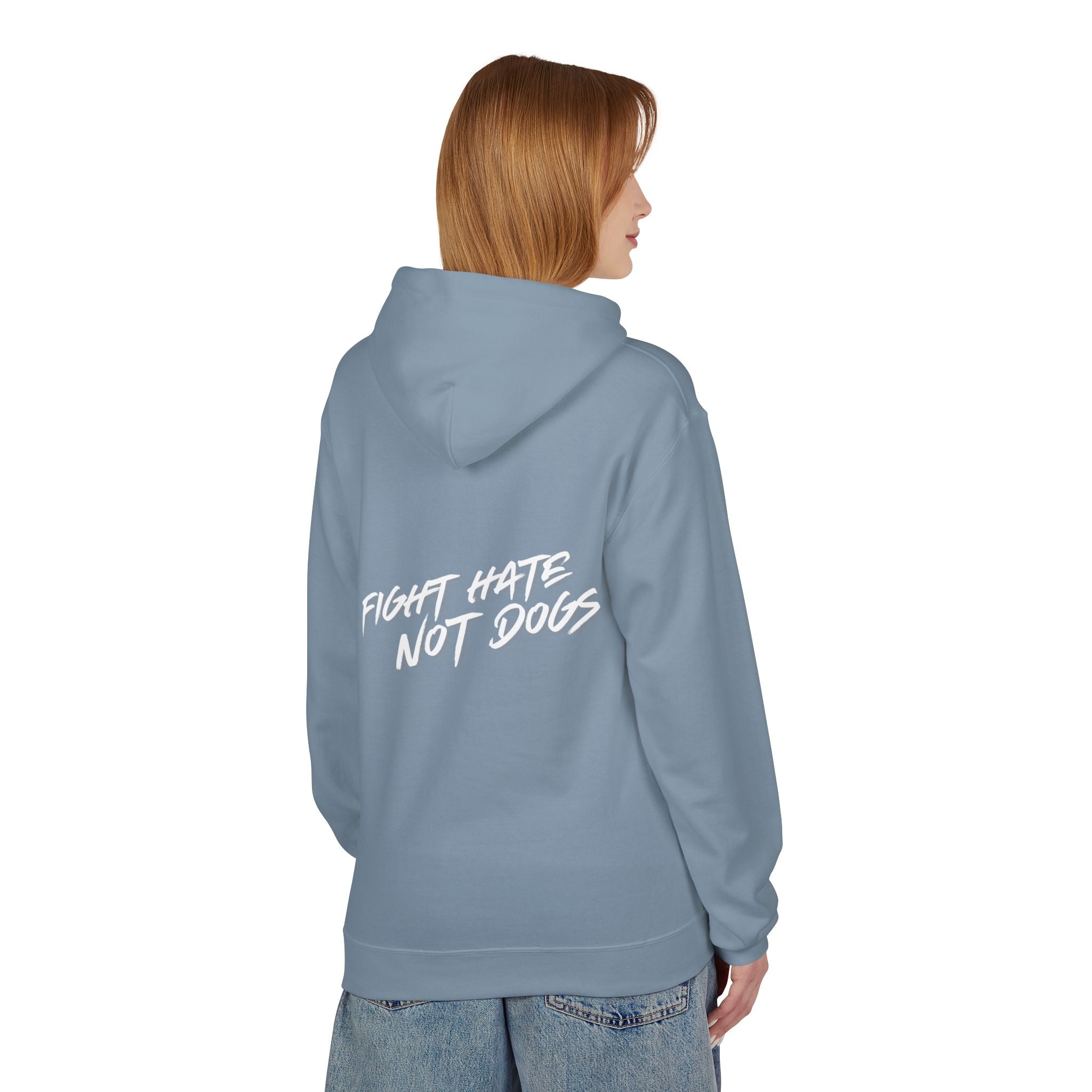 *Fight Hate Not Dogs* Softstyle Hoodie!