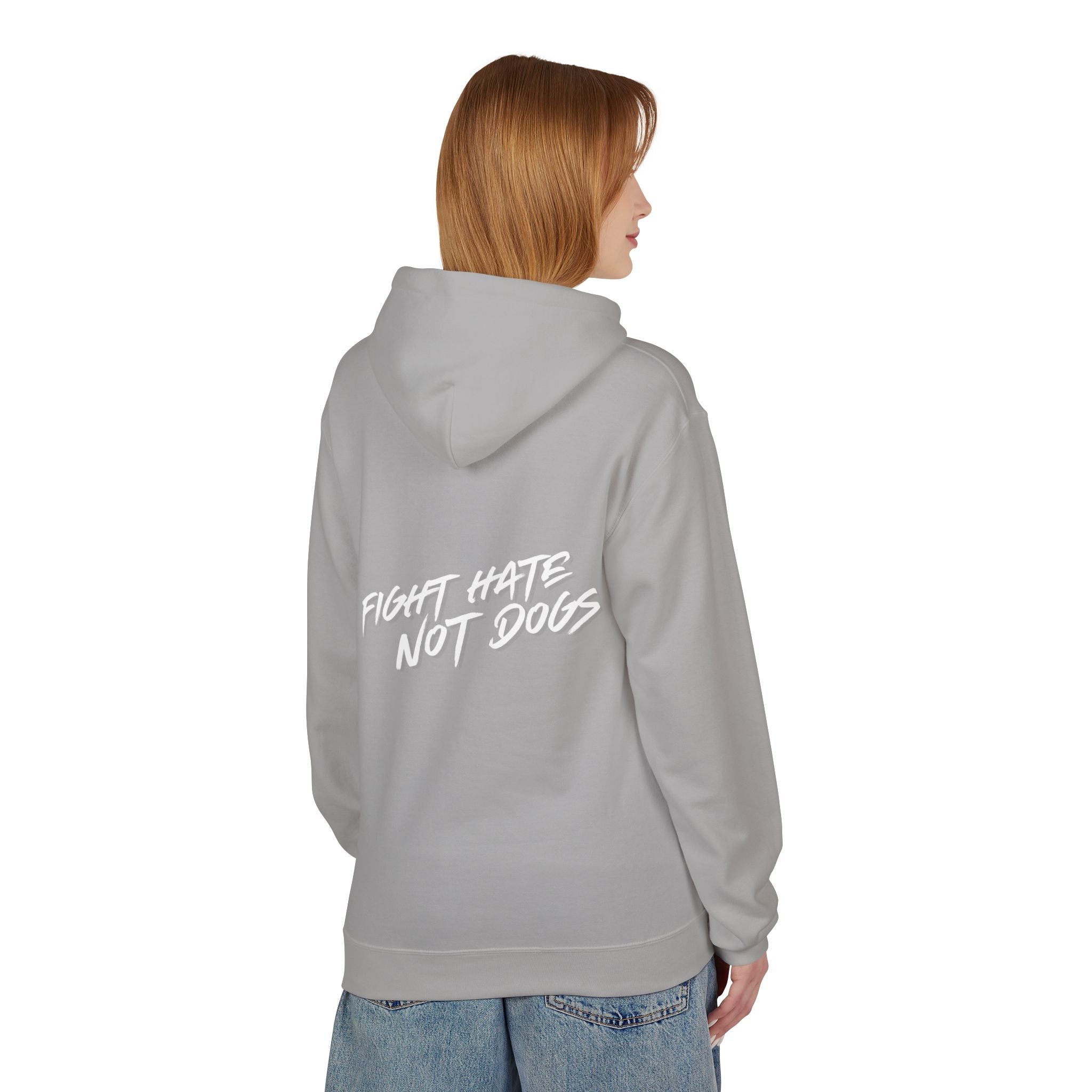 *Fight Hate Not Dogs* Softstyle Hoodie!